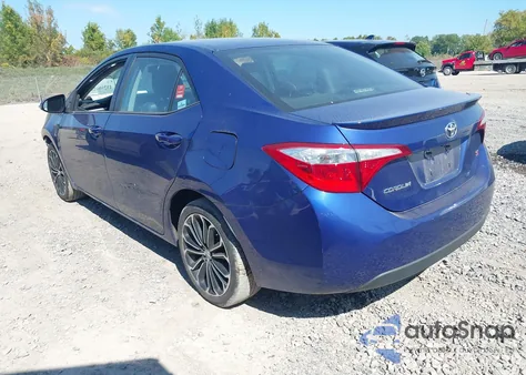 2016 Toyota Corolla S Plus из США, поврежденный, VIN 2T1BURHE7GC545260